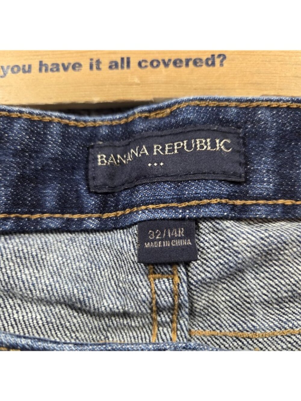 Banana Republic Jeans Womens 14 Bootcut Dark Wash Pocket Denim Pants - Picture 3 of 7